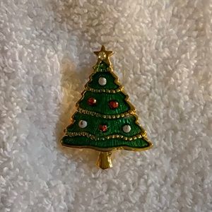 Christmas tree pin